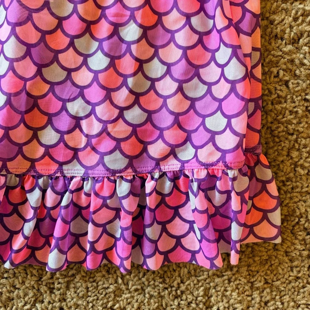 Target Cat & Jack Pink Purple Mermaid Mesh Swim Skirt Coverup Small 6/7 NWT NEW